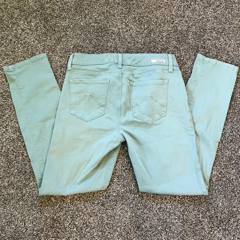 Level 99 Anthropologie Skinny Straight Jeans